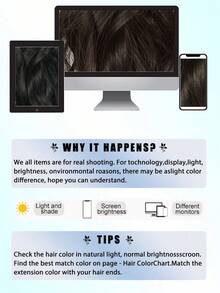 人造马尾辫，人造发髻马尾假发片，爪夹发髻发夹，人造假发髻接发，女士日常佩戴发饰 - 彩色 - 查看 8