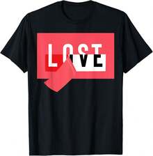 Camiseta gráfica de estilo de moda "Amor perdido", camiseta de amor para el Día de San Valentín - Blanco - Ver 2
