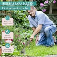 CYPNHerramienta de Extracción de Malas Hierbas para Jardín Deshierbe de Acero Forjado de 11 Dientes Para Removedor de Mano de Propósito para Eliminación de Malezas de Jardín Patio GranjaFashion - 213471723 - Ver 5