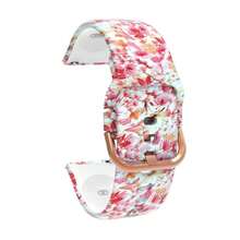 FitTurn Watch Bands Compatible With Cubitt Jr & Teens/For Skeiwatch C30 S50 S55/For Realme/For Xplora X6 Play/For Donerton P22 P32 P36 P40/For KALINCO P22 Smart Watch Fitness Tracker For  Band Collection, Replaceable Soft Silicone Cute Pattern Printed Sport Watch Bands - 六色-A - 查看 5