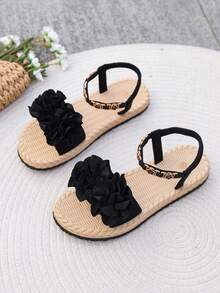 New Bohemian Bowknot Design Fashion Versatile Cute 1 Pair Lovely Butterfly Bohemian White/Pink Teenage Girls Summer 2026 New Bohemian Sandals