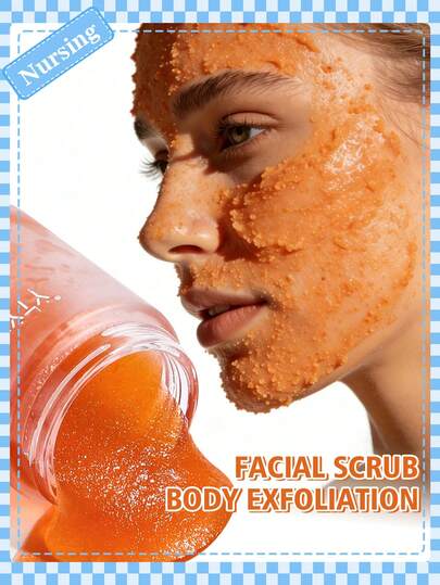 亮肤磨砂膏 - 亮白去角质磨砂膏，糖基磨砂膏，KYTY果酱磨砂膏，有机面部及身体磨砂膏，柔滑肌肤，去除暗沉，清洁毛孔，保湿，提亮肤色。全身磨砂膏，去角质柔滑沐浴露，适合日常身体使用。