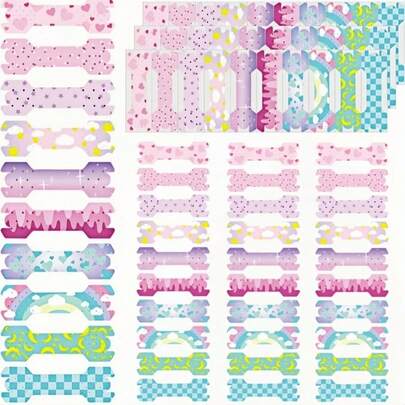 Small Size Pink Blue Kids Nose Strips 1.73 * 0.55 Girls Breathing Strips Strip For Snoring Cartoon Star Moon Cloud Sleeping Tape Anti Snoring Solution Nose Tape Nose Strip5/10/20/30/40/50/60/70/100 Pcs