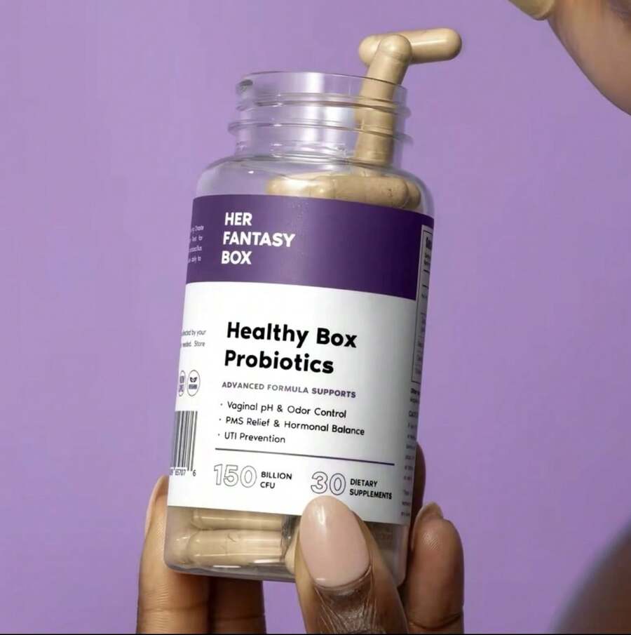 Her Fantasy Probiotics For Odor Control,Hormone Baance & V Health,30 CAPSULES,Free Shipping - 30 cái - Xem 1