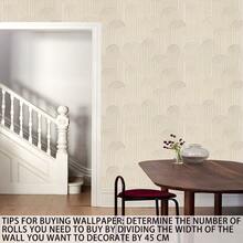 1pc Semi-Circle Textured Fan-Shaped Peel And Stick Wallpaper, Suitable For Boys/Girls Room, Bedroom, Living Room, Furniture Renewal, Home Wall Decor, Removable Waterproof Vinyl PVC Material For Home, Dorm, Rental, Available In Large And Small Sizes - 0044+XHQZ - View 5