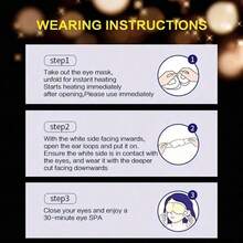 10/20/30/50pcs Lutein Steam Eye Mask, Hot Compress Eye Mask, Relieve Eye Fatigue, Improve Sleep Quality, Sleep Mask, Easy To Fall Asleep (Fragrance-Free) - Multicolor - View 9