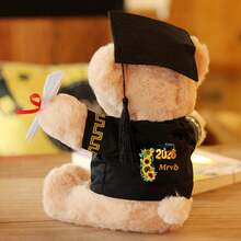 1件定制节日泰迪熊,学校礼物,可定制您的个性化文字或图案,圣诞节、万圣节泰迪熊,教师节礼物,感谢老师,送给老师的特别礼物,温馨纪念品。学生毕业礼物,宿舍装饰,毕业典礼装饰,送给学生/同学/毕业生/入学儿童/女朋友/男朋友的礼物 - 彩色 - 查看 5