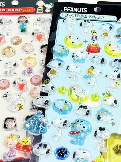 Hình dán Snoopy 3D nổi bật theo phong cách hoạt hình Nhật Bản: Hình dán Snoopy thanh lịch, hình dán trang trí điện thoại dành cho trẻ em, quà tặng khi mở hộp cho bạn thân và bạn bè (Một số kiểu có thể có sự khác biệt về màu sắc và sẽ được gửi ngẫu nhiên)