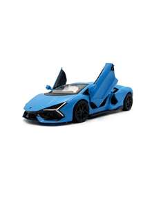 Burago 1:36 Diecast Lamborghini Revuelto, Openable Doors, Friction Powered, Metal Body, Realistic Car Model, Kids Toy, Adult Collectible, Halloween, Christmas, Valentine's Day, Birthday Gift - 彩色 - 查看 8