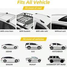 KIOVINO Bolsa de Techo de Coche, PVC, 15 Pies Cbicos Caja de Equipaje Plegable Impermeable con Tapete Antideslizante, Diseo de Tira Reflectante - como se muestra en la figura - Ver 3