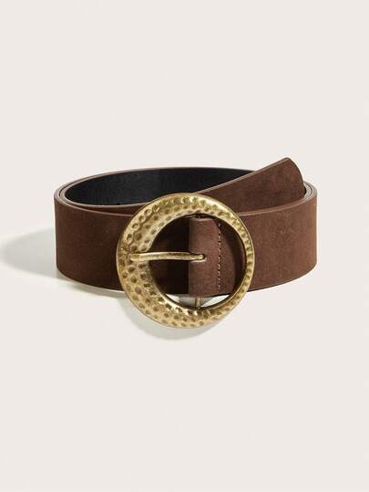 女士腰带，波西米亚风腰带，女士腰带，Y2K配饰，Y2K腰带，女士腰带，波西米亚复古休闲青铜新月扣棕色麂皮腰带，可搭配同款裙子和裤子，适合派对、节日礼物、生日礼物、情人节礼物、女性锐舞装扮。