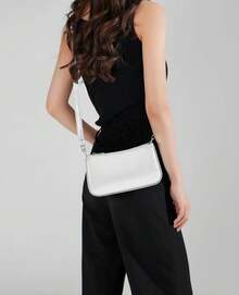 Women's Shoulder Bag - Silver - View 7