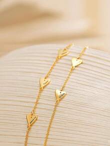 1PC [Customized] Personalized Love Name Bracelet, Stainless Steel Bracelet, Customizable 1-3 Names, Women's Bracelet, Jewelry Women, Family Bracelet, Customized Gift, Suitable For Gifting And Daily Wear, Valentine's Day, Eid Al-Fitr, Mother's Day, Back-To-School Season Gifts, Personalized Bracelet - Multicolor 2 - View 3