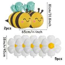 9pcs Animal Shaped Foil Balloons, Extra Large Lion Tiger Elephant Balloons, Forest Animal Giraffe Helium Balloons, Jungle Crocodile Zebra Monkey Giant Balloons, Children's Forest Animal Balloons - Multicolor - View 8