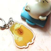 Set de 6 accesorios para coleta, llavero con colgante de bolso con diseño de coche de dibujos animados, regalo creativo para amantes de los coches - Multicolor - Ver 8