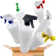 4 Botellas Atomizador 1 LT Uso Industrial Rudo con Gatillo Spray para Alcohol, Limpieza y Sanitizantes - como se muestra en la figura - Ver 2