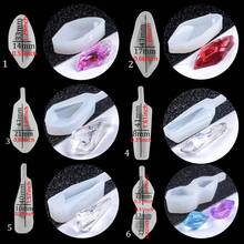 1个硅胶模具，用于制作手工耳环、项链、吊坠，DIY珠宝制作工具，环氧树脂模具 - 吊墜模具 - 查看 4