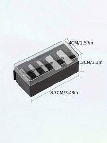 2pcs/1pc Multi-Functional Five-Hole/Double-Hole Makeup Pen, Pencil Sharpener, Eyebrow Pencil Sharpener, Eyeliner Pencil Sharpener, Makeup Tool Pencil Sharpener - Multicolor - View 9