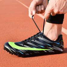 男士足球鞋 轻便专业运动训练男女通用人造草坪稳固足球鞋 - 黑色 - 查看 2