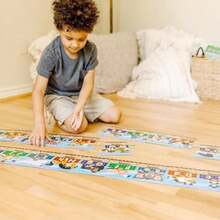 & Doug  Jumbo Jigsaw Floor Puzzle (27 Pcs, 10 Feet Long) - FSC Certified(Alphabet Express) - Multicolor - View 9