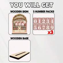 一套复古木质读书记录器，今年的读书记录器最多可记录999本书，可用于统计今年的读书数量，也可作为书架计数器。 - 彩色 - 查看 4