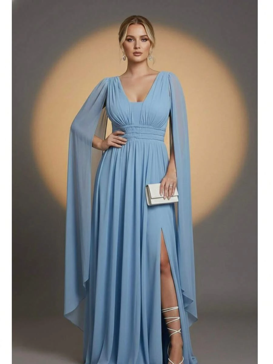 Bridesmaid Dresses - Màu xanh nhạt - Xem 1