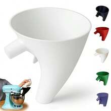 KitchenAID Mixer Flour Sifter With Pouring Spout And Anti-Spill Design - Fits KitchenAID Artisan KSM150 And 5-Quart Tilt-Head Mixers. Durable Plastic Parts, Ergonomic Handle And Sturdy Base For Precise Baking - Easy To Clean - Multicolor - View 1