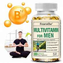 Men's Multivitamin Capsules - Contains Vitamins A, C, D, E And Minerals - Supports Energy, Bone, Immune, And Mood Health - 120 Capsules - 1 chai - Xem 11