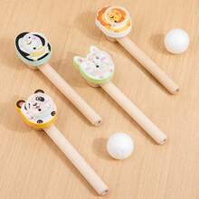 Children's Wooden Suspension Blowing Ball Tool Blowing Music Intelligence Lung Capacity Blowing Training Game Exercising Oral Muscles Sensory Integration Practice Children's Blowing Balance Game Magical Blowing Music Toy Magic Suspension Ball Children's Puzzle Children's Early Development Toys - Multicolor - View 7