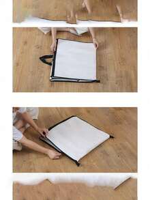 1pc Long Wedding Dress Garment Bag, Bridal Gown Dust Cover Storage Bag - Multicolor - View 6