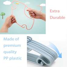 Baby Clothes Hangers, 20 Pack Kids Hangers, Baby Toddler Kids Hangers With Hook, No Trace Cute Bow Clothes Hanger For Children Clothes, Sturdy&Durable Clothes Hangers - Multicolor - View 4