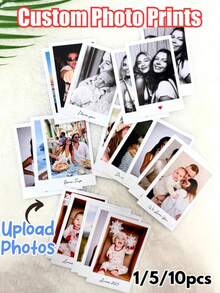 1/5/10pcs Personalized Photo Booth, Can Print Photos Or Names, Fashionable And Elegant, Perfect Gift For Boyfriend, Girlfriend, Family, Friends, Grandparents, Couples, Pet Lovers, Suitable For Anniversary, Birthday, Graduation, Wedding And Other Occasions - Multicolor - View 7