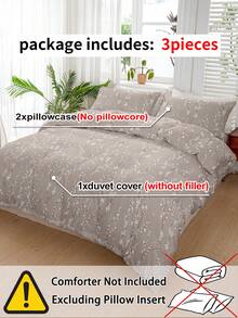 Bộ 3 ga trải giường họa tiết hoa, được làm từ chất liệu microfiber cao cấp siêu mềm mại và thoáng khí, phù hợp cho mọi mùa, có thể giặt máy, chống phai màu, chống xù lông, chống co rút, chống nhăn, trang trí phòng ngủ theo phong cách Bohemian/Farmhouse/Modern Minimalist thời trang, dễ bảo quản, phù hợp với giường cỡ Twin/Full/Queen/King, lý tưởng cho nhà ở, ký túc xá, căn hộ, khách sạn, nhà nghỉ dưỡng và làm quà tặng. - Nhiều màu - Xem 9