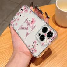 1 chiếc ốp lưng điện thoại TPU trong suốt chống sốc toàn thân hình chữ K in hoa, cá nhân hóa, tương thích với iPhone 17 16 15 14 13 12 11 Pro Max, A55/54/53/52/51, S25/24/23/22/21 Ultra, phiên bản quốc tế, không phải phiên bản nội địa. - Trong sáng - Xem 4