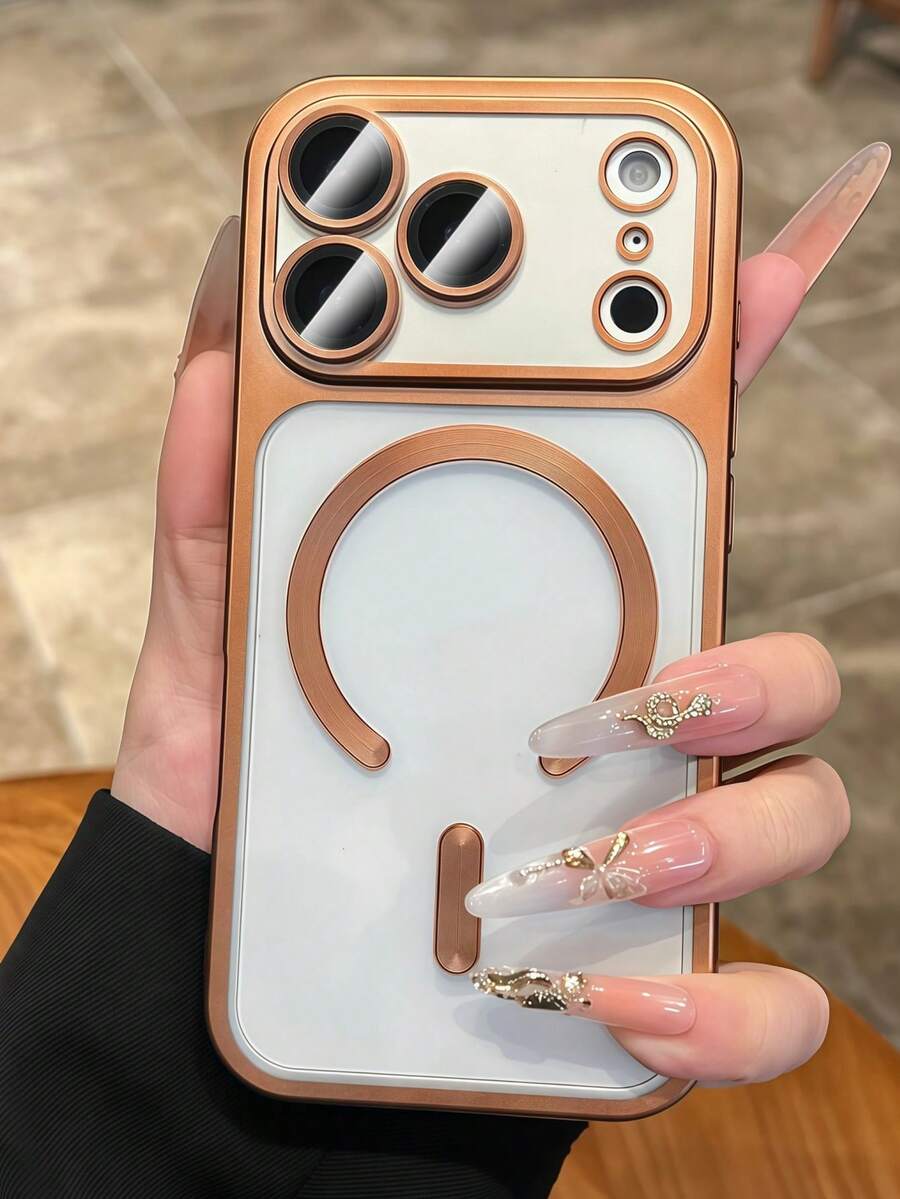 Luxury Matte Translucent Magnetic Phone Case Compatible With IPhone 17ProMax 17Pro 17Air 17 Pro Max 16 15 Pro Max Cases For Magnetic Wireless Charging Shockproof Back Cover