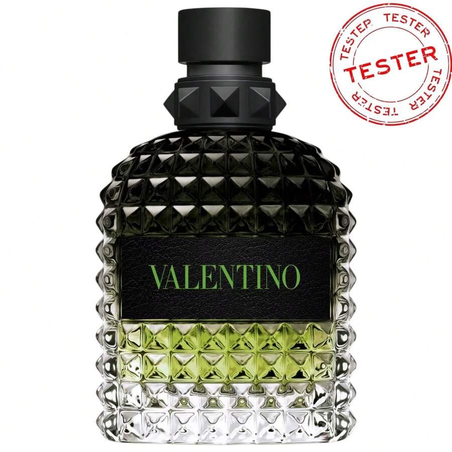 Valentino Men's Uomo Born In Roma Green Stravaganza Eau De Toilette Spray, 3.4 Oz / 100 Ml (TESTER) - 濃烈香調 - 查看 1