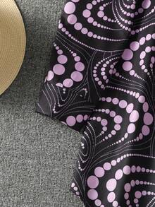 Women's Long Sleeve All-Over Print Casual Arabic Style Top Vacation - Multicolor - View 6