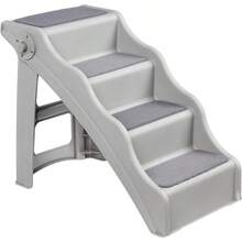 s Escaleras pb antideizantes para perros y gatos gris 37 W x 58 D x 49.5 - Gris - Ver 1