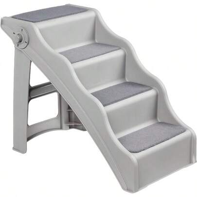 s Escaleras pb antideizantes para perros y gatos gris 37 W x 58 D x 49.5