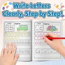 Connect-The-Line Letter Pages – Line Match + Missing Letter Fill-In Worksheets - Alphabet Practice - View 3