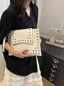 2026 Spring New Fashion Large Capacity Minimalist Style Versatile Women Handbag - White - View 10