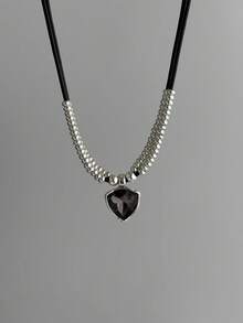 1件波西米亚风几何不对称水晶吊坠项链，优雅奢华，适合日常、派对、度假、情侣约会、女士节日生日等场合，百搭珠宝礼品。 - 項鍊 - 查看 8