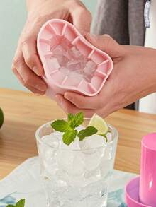 1pc 2-In-1 Ice Bucket, Made Of Silicone, Serves As Both Ice Bucket And Ice Tray With Lid, Suitable For Bars, Pubs, Clubs, Restaurants And Home Use, Drinkware Accessory - Multicolor - View 9