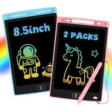 2 Pack LCD Writing Tablet For Kids, Electronic Drawing Pad And Doodle Board For Ages 3-12, Birthday And Christmas Gifts For Boys And Girls,Back To School Gift Drawing Board (Pink & Blue) - Multicolor - View 12