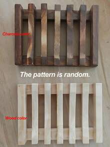 Wooden Soap Dish, Shower Soap Rack, Self-Draining Soap Holder, Bathroom Soap Tray, Suitable For Handmade Soap - Multicolor - View 11