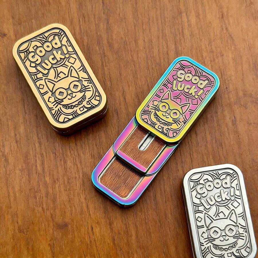 3件套滑动式减压玩具，适合成人，触感极佳，有助于集中注意力，是忙碌日常生活中的理想礼物，适合感恩节、万圣节、新年和其他节日。