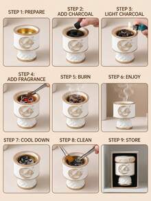 Bộ 1 lư hương nhựa đen trắng chữ Ả Rập sáng tạo tối giản cá nhân hóa, giá đỡ hương thanh lọc không khí trong nhà kiểu Trung Đông dùng được quanh năm, kẹp hương chữ Ả Rập/kẹp đá, thích hợp cho phòng tập yoga, phòng massage, phòng thiền, tóc và quần áo, phòng ngủ văn phòng, dùng được quanh năm, đồ dùng Ramadan, quà tặng Ramadan, quà Eid Al-Fitr, đèn lồng Ramadan, sự suy ngẫm về Ramadan, Ramadan, phân phát Ramadan, Ramadan Kareem, đèn lồng Ramadan, Ramadan, đồ trang trí Ramadan, đồ trang trí Ramadan, Ramadan. - Nhiều màu - Xem 11