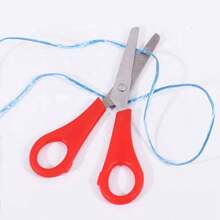 4 piezas Tijeras de  para Niños de Acero Inoxidable Pequeñas, con Mango Ergonómico, para Oficina y Escuela,  al por Mayor Directa de Fábrica Foska - Multicolor - Ver 4