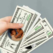 20/40/60/80/100pcs Customized Wedding Anniversary Fake Banknotes, Personalized $100 Bills With Your Photo, Engagement Party Game Prop Banknotes, Bachelorette Party Prop Banknotes, Novelty Fake Bills With Photo - Multicolor - View 7