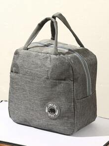 1pc Double Layer Lunch Box, Wooden Grain Bento Box, Suitable For Office Workers, Large Capacity, Microwave , Food Storage Container, Lunch Box, Exquisite Food Vessel, Great Gift For Friends And Family - Multicolor - View 10